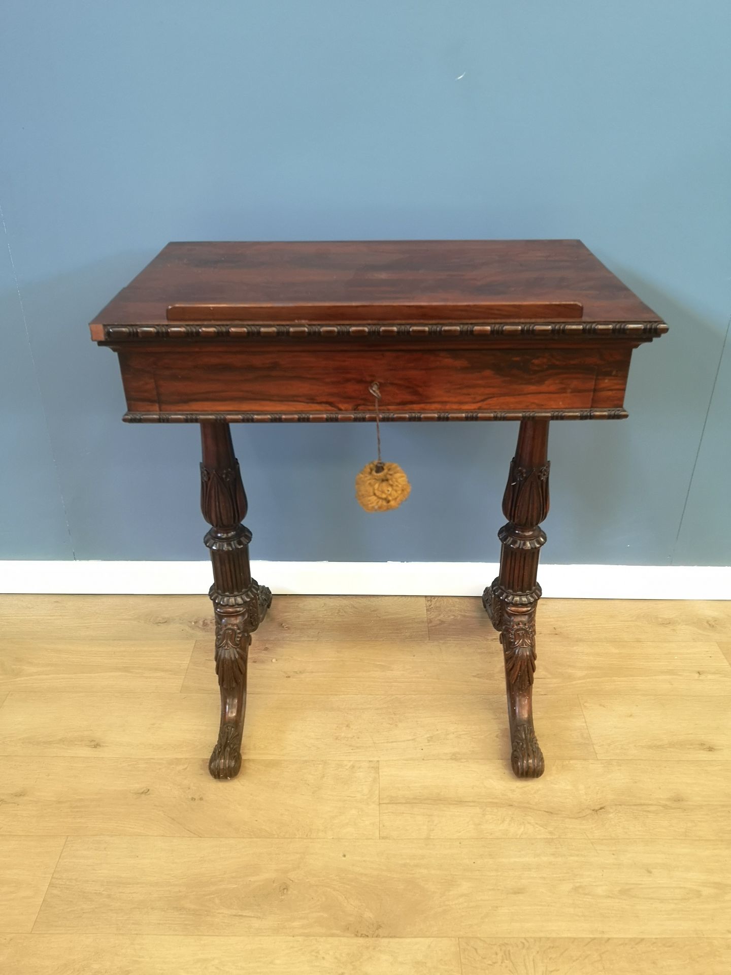 Victorian rosewood writing table