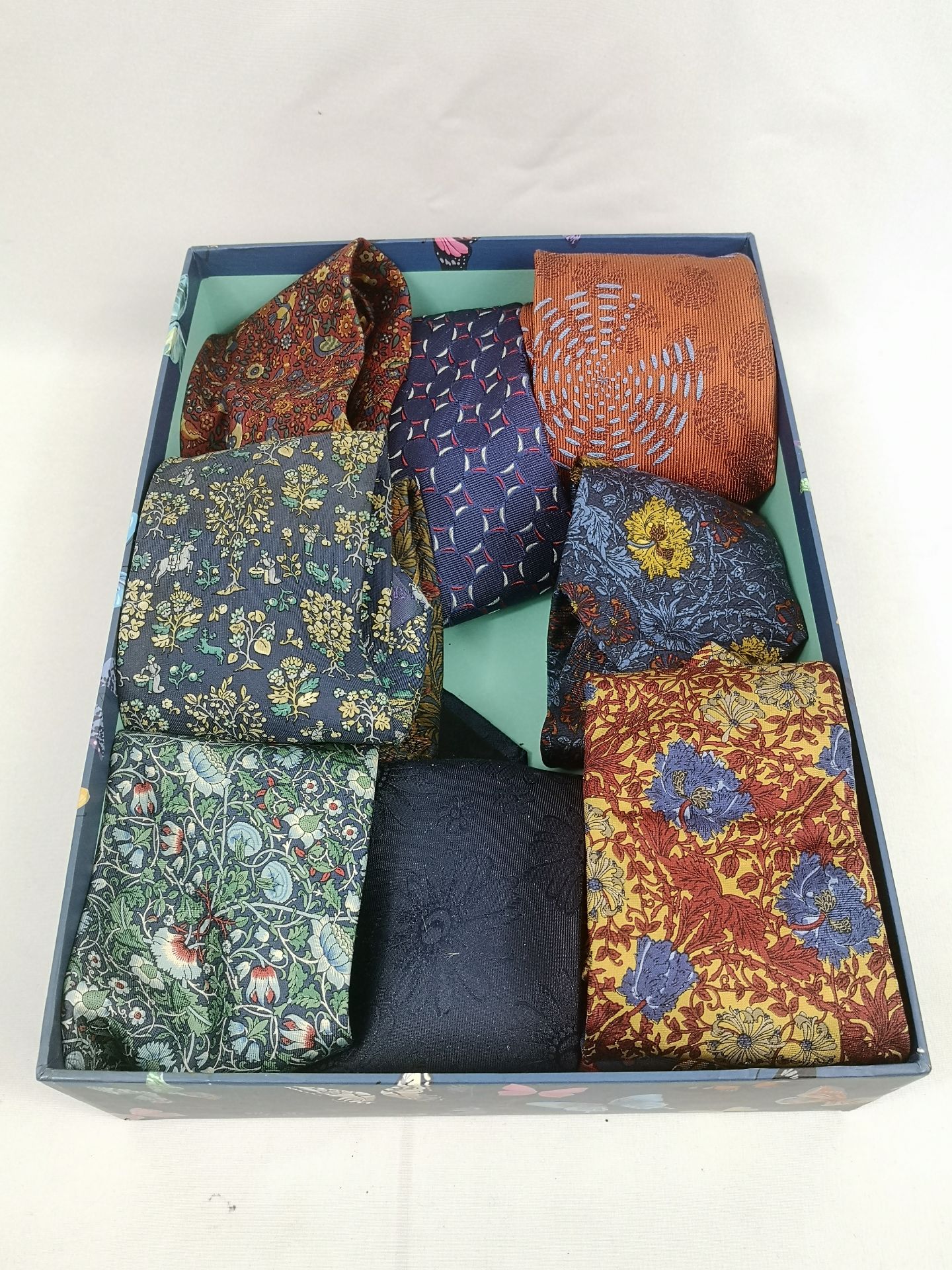 Two Turnbull & Asser silk ties; six Liberty silk ties and two Pierre Balmain silk ties. - Image 3 of 6