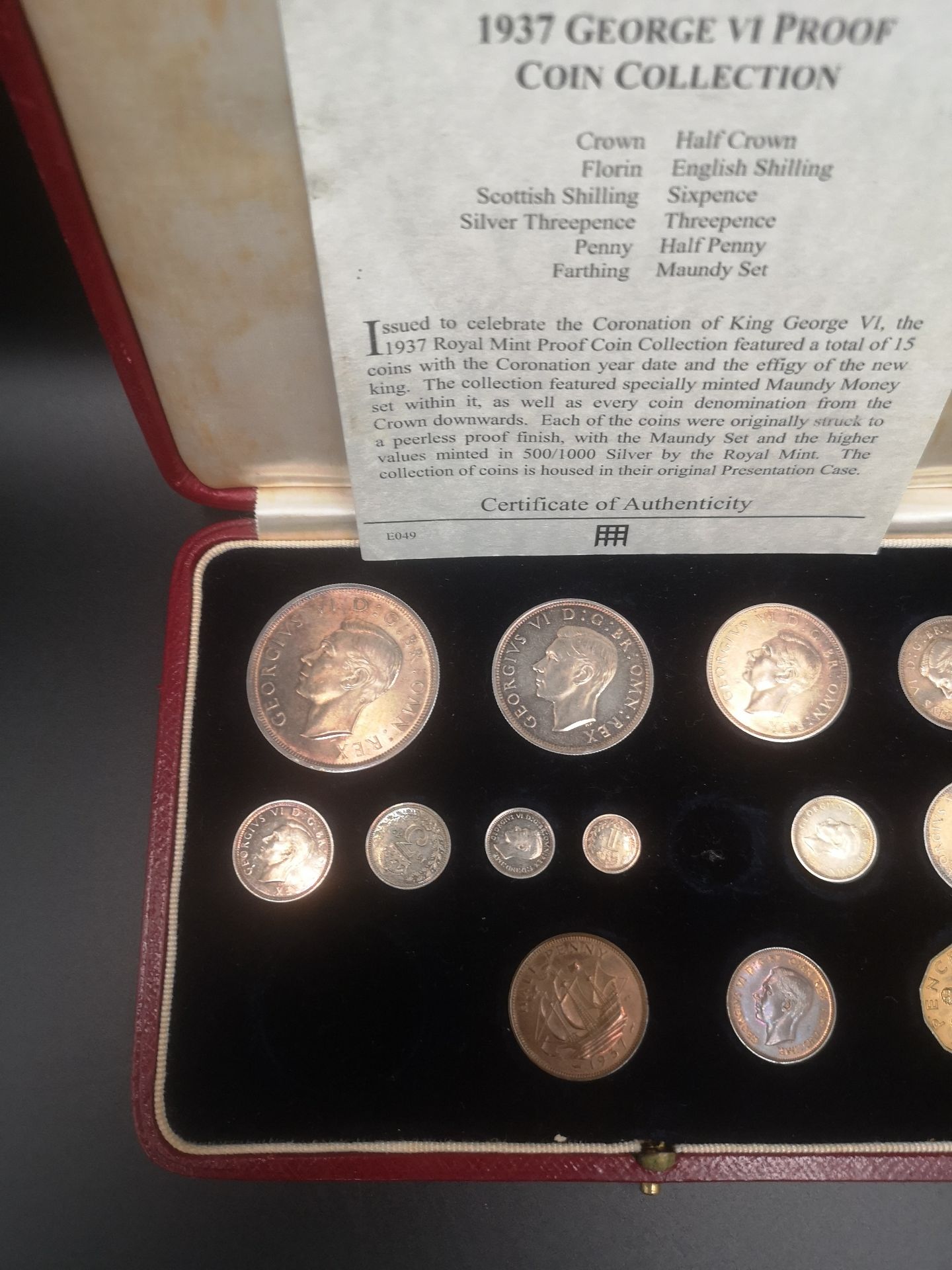 Royal Mint part set of specimen coins - Image 2 of 5