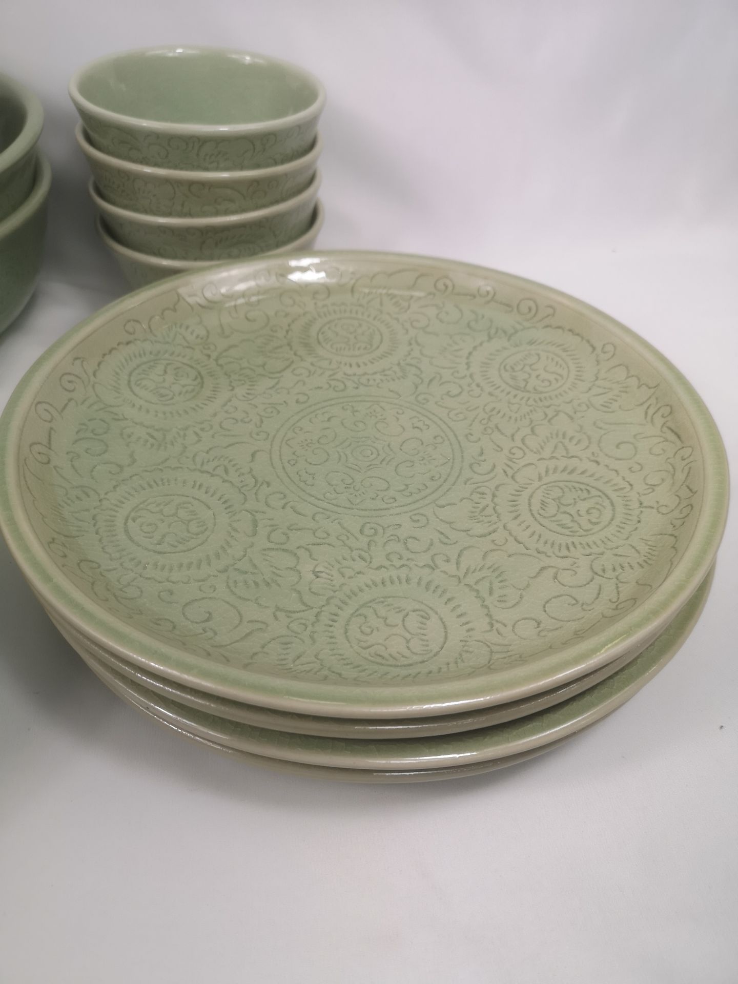 Celadon part dinner service - Image 6 of 6