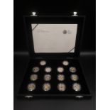 Royal Mint £1 coin silver proof collection