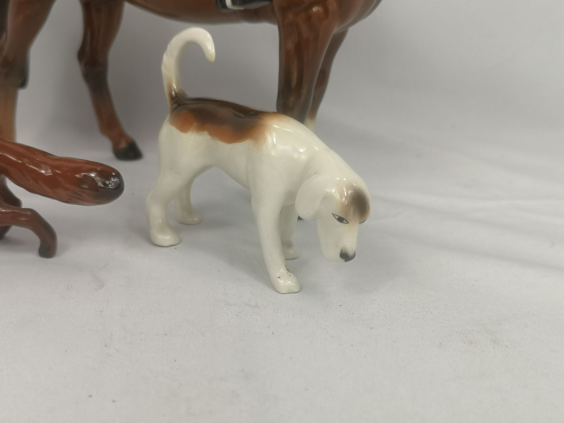 Beswick huntsman together with a Beswick fox and hound - Image 3 of 7