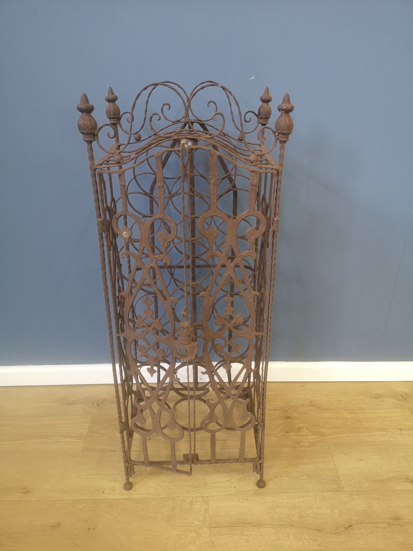 French cast iron wine cabinet