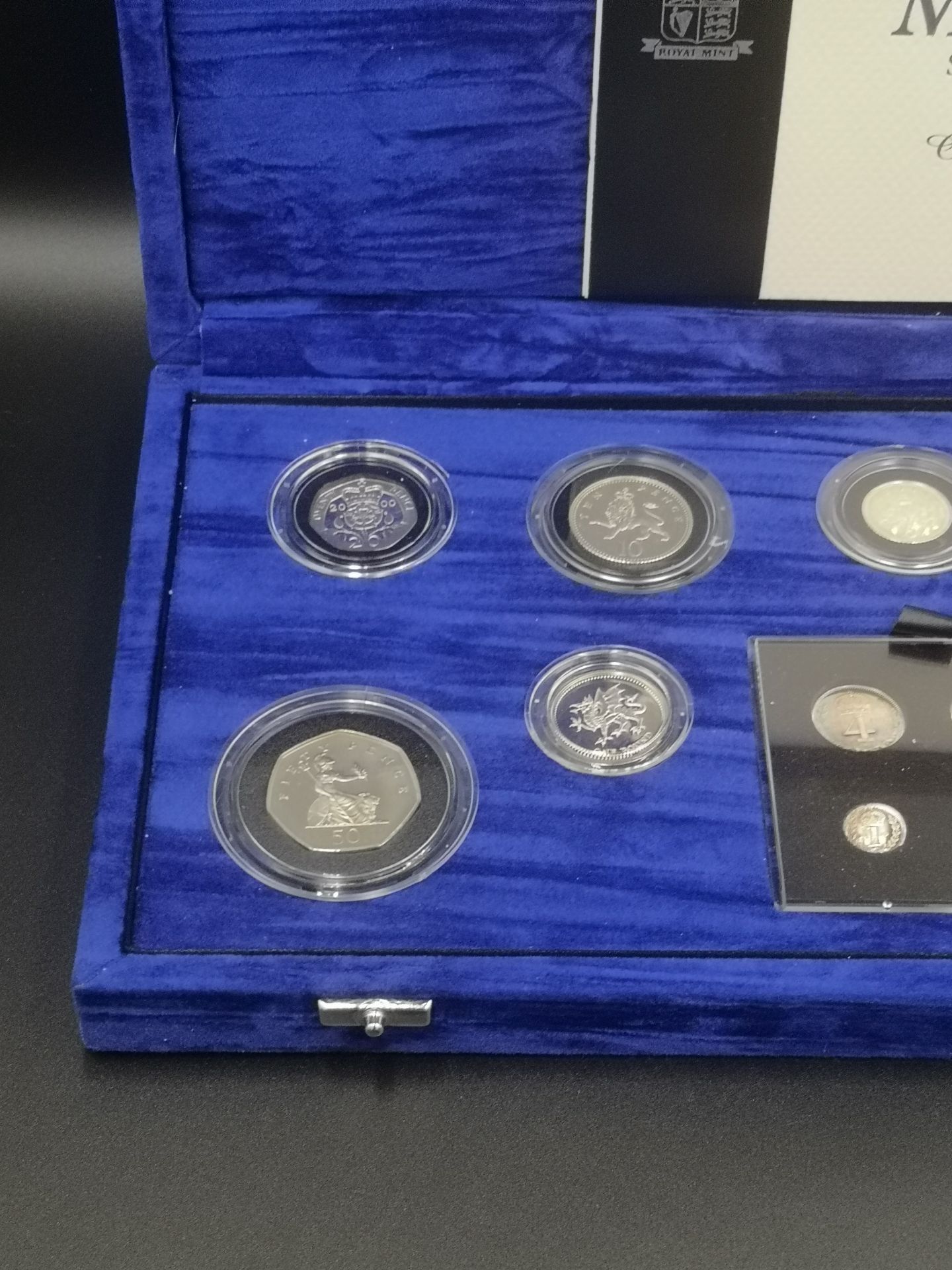 Royal Mint UK Millenium silver coin collection - Image 3 of 6