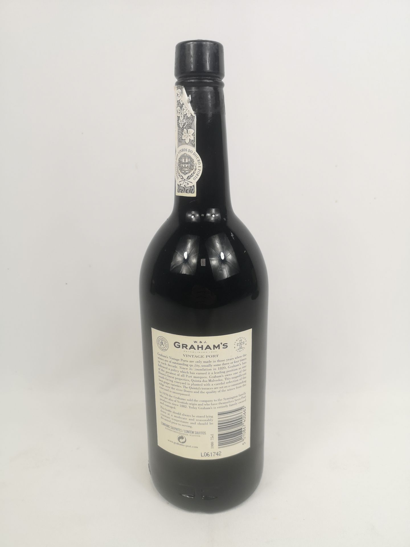 Bottle of Graham's 1980 vintage port - Image 3 of 3
