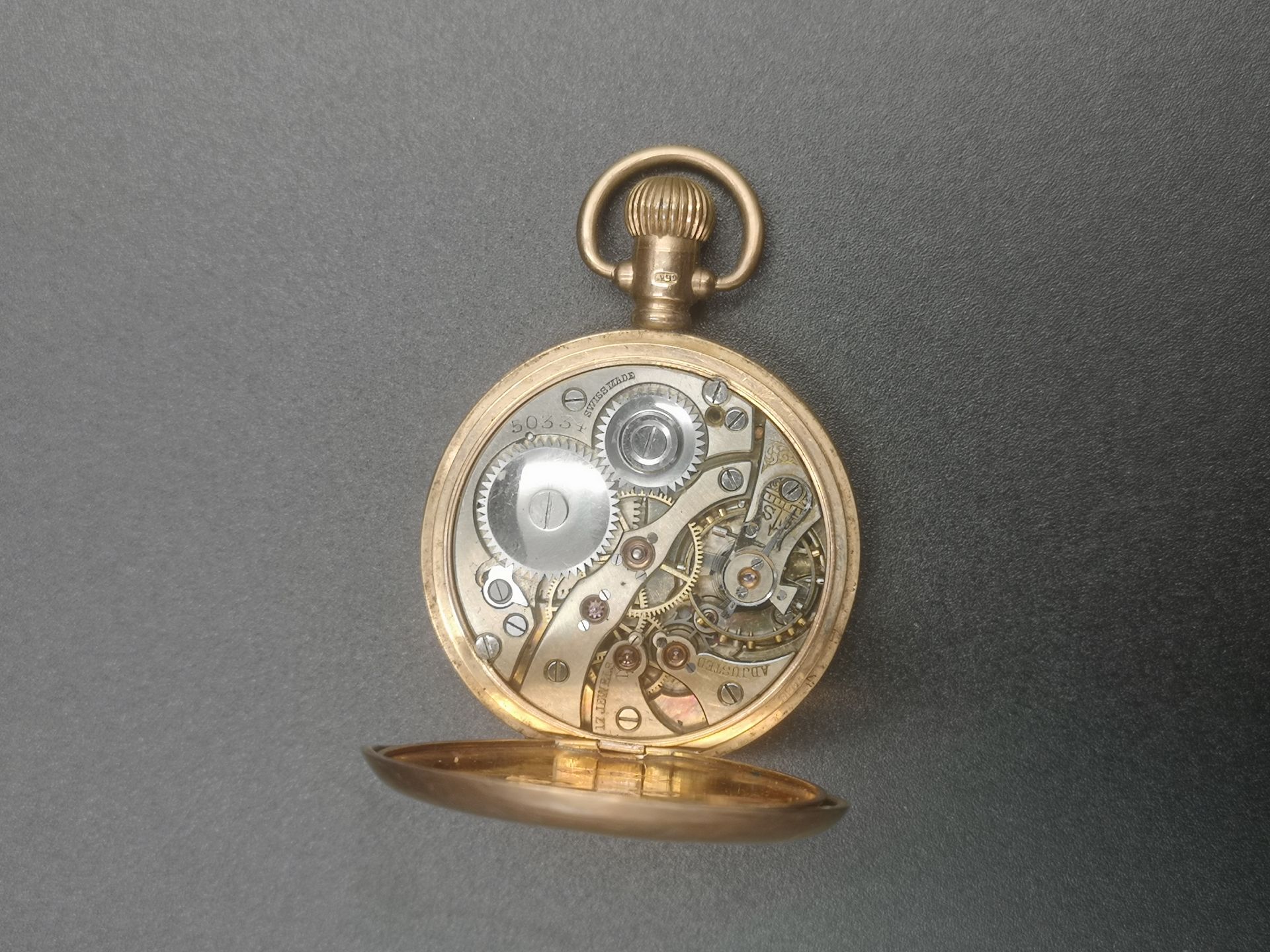 9ct gold pocket watch - Image 4 of 6