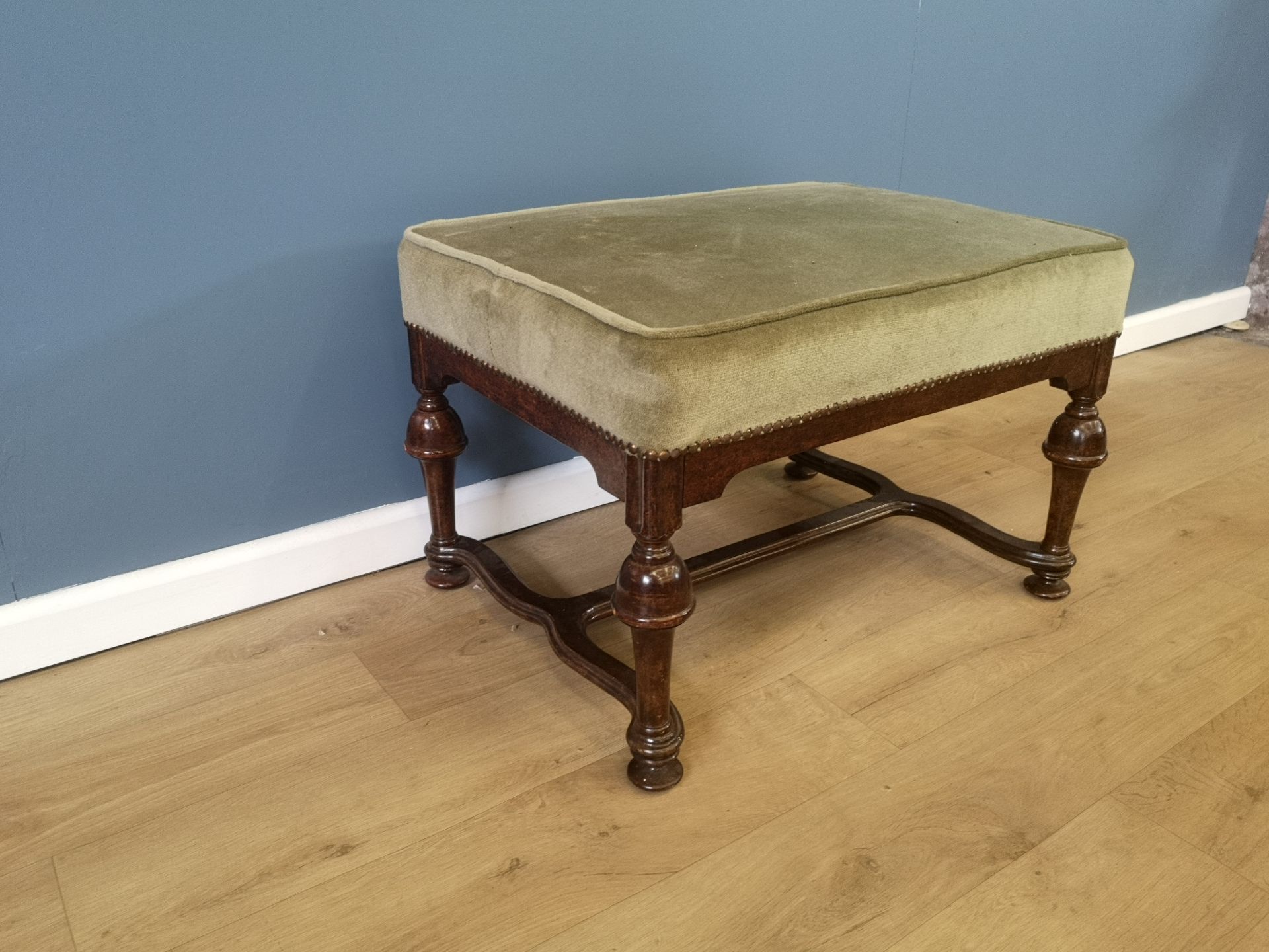 Victorian mahogany stool - Image 4 of 4