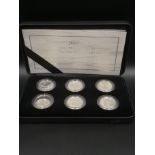 Royal Mint Britannia silver proof one pound collection