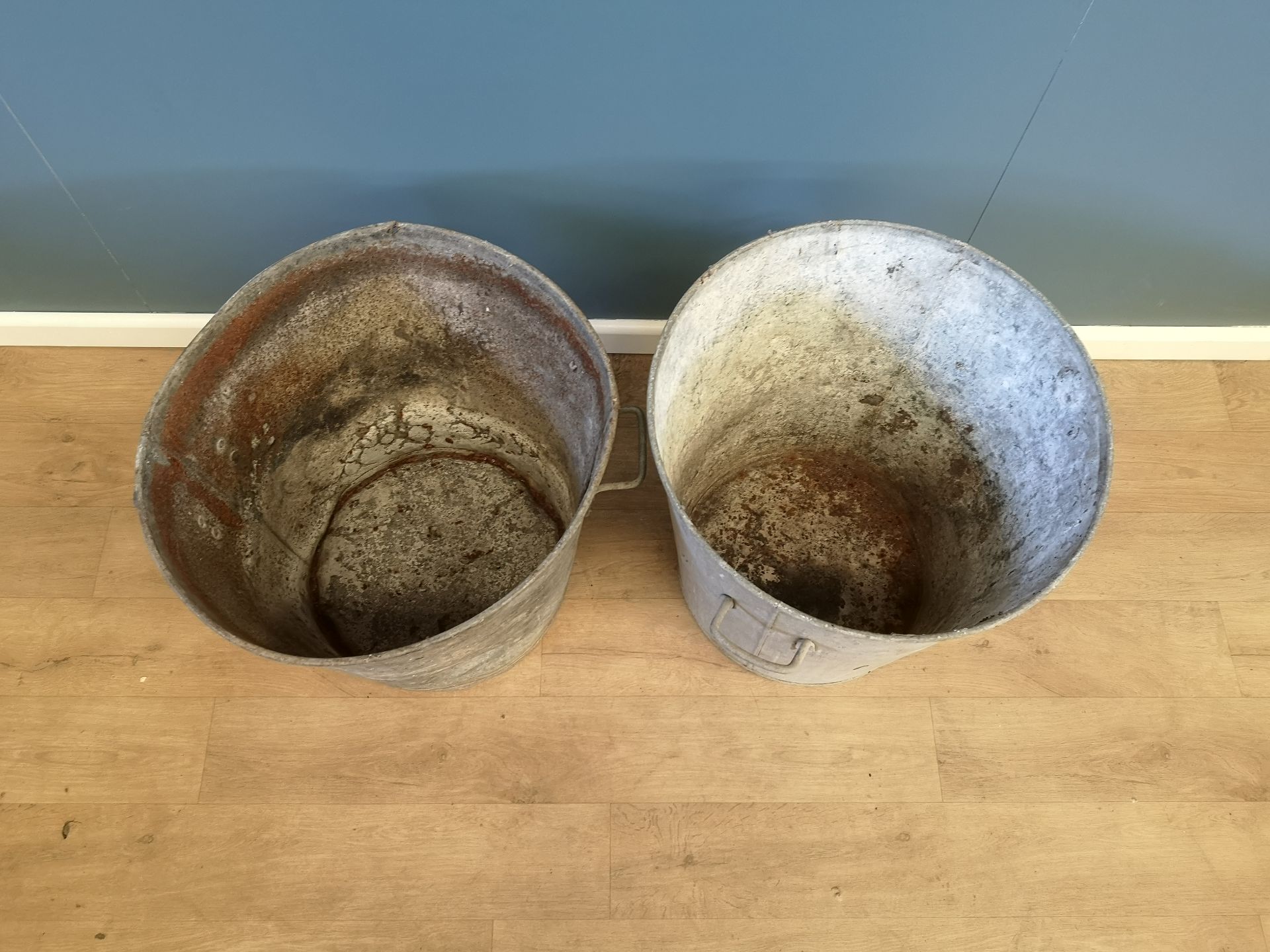 Two galvanised pails - Image 4 of 4