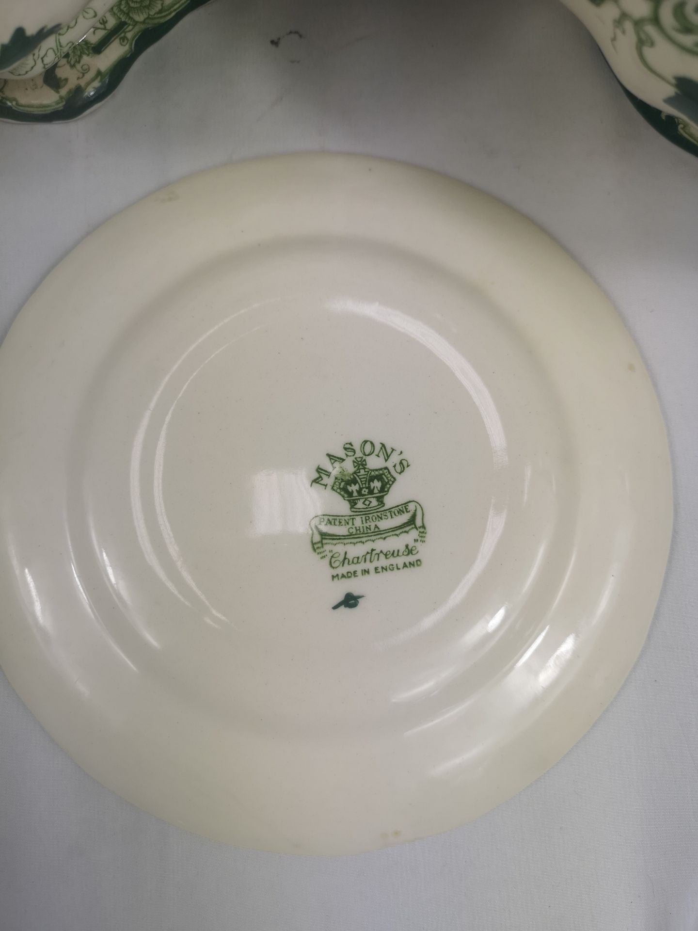 A part Masons Chartreuse dinner service - Image 9 of 9