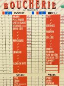 Boucherie price chart