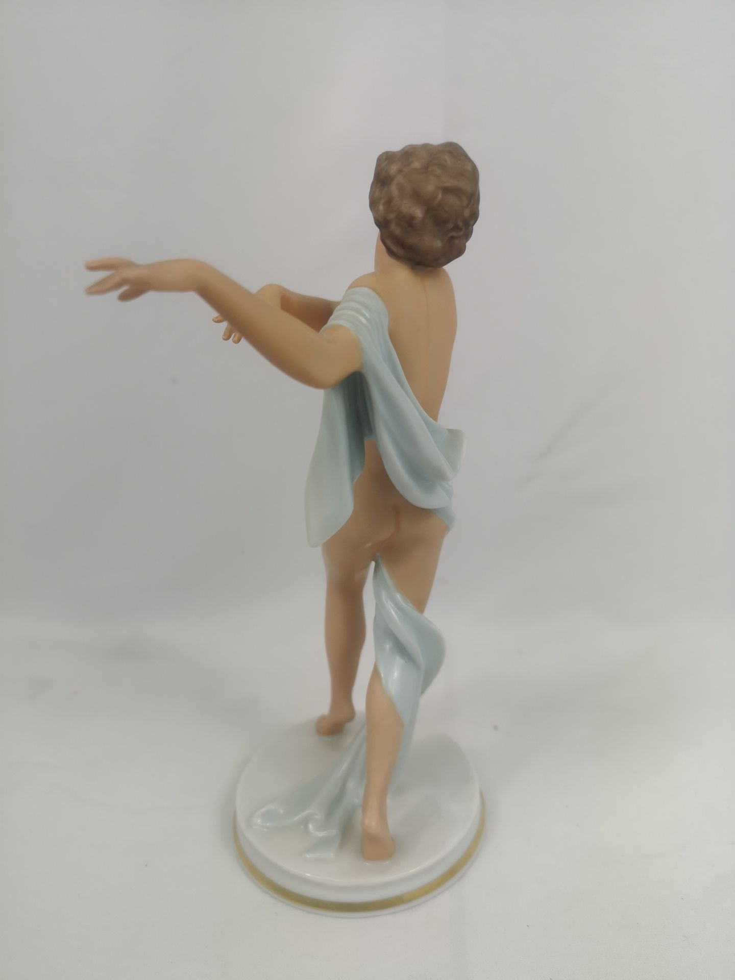 Art deco style Rosenthal figurine together with a Goldscheider figurine - Image 6 of 6