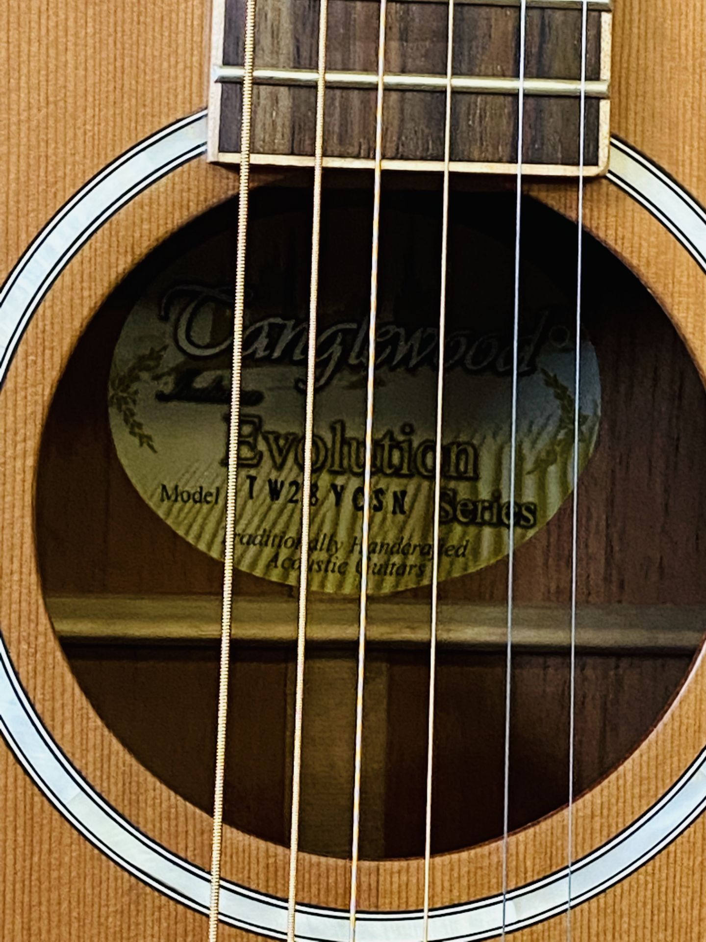 Tanglewood Evolution acoustic guitar - Image 3 of 5