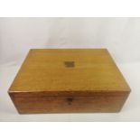 Mappin & Webb oak box