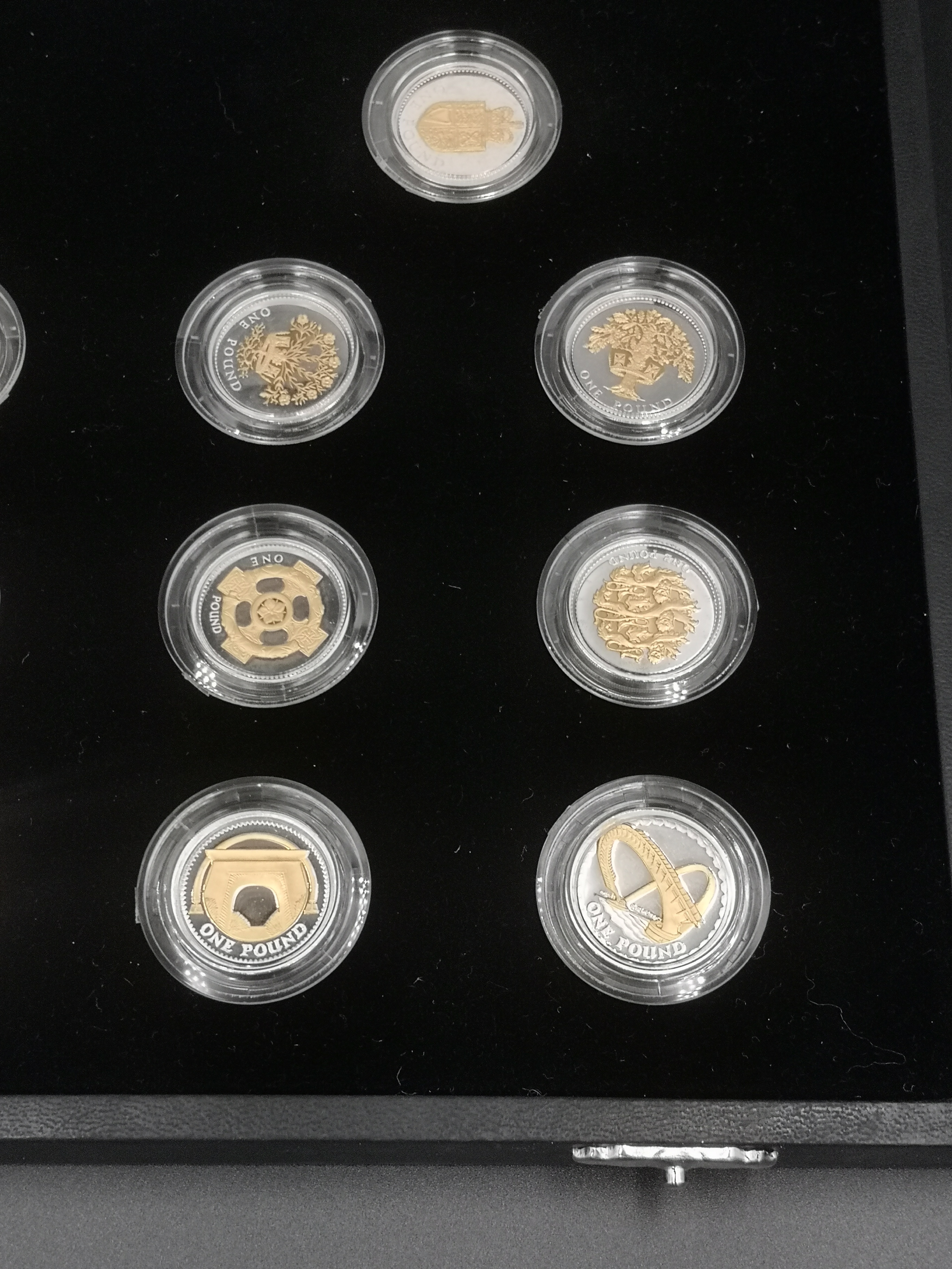 Royal Mint £1 coin silver proof collection - Image 5 of 5