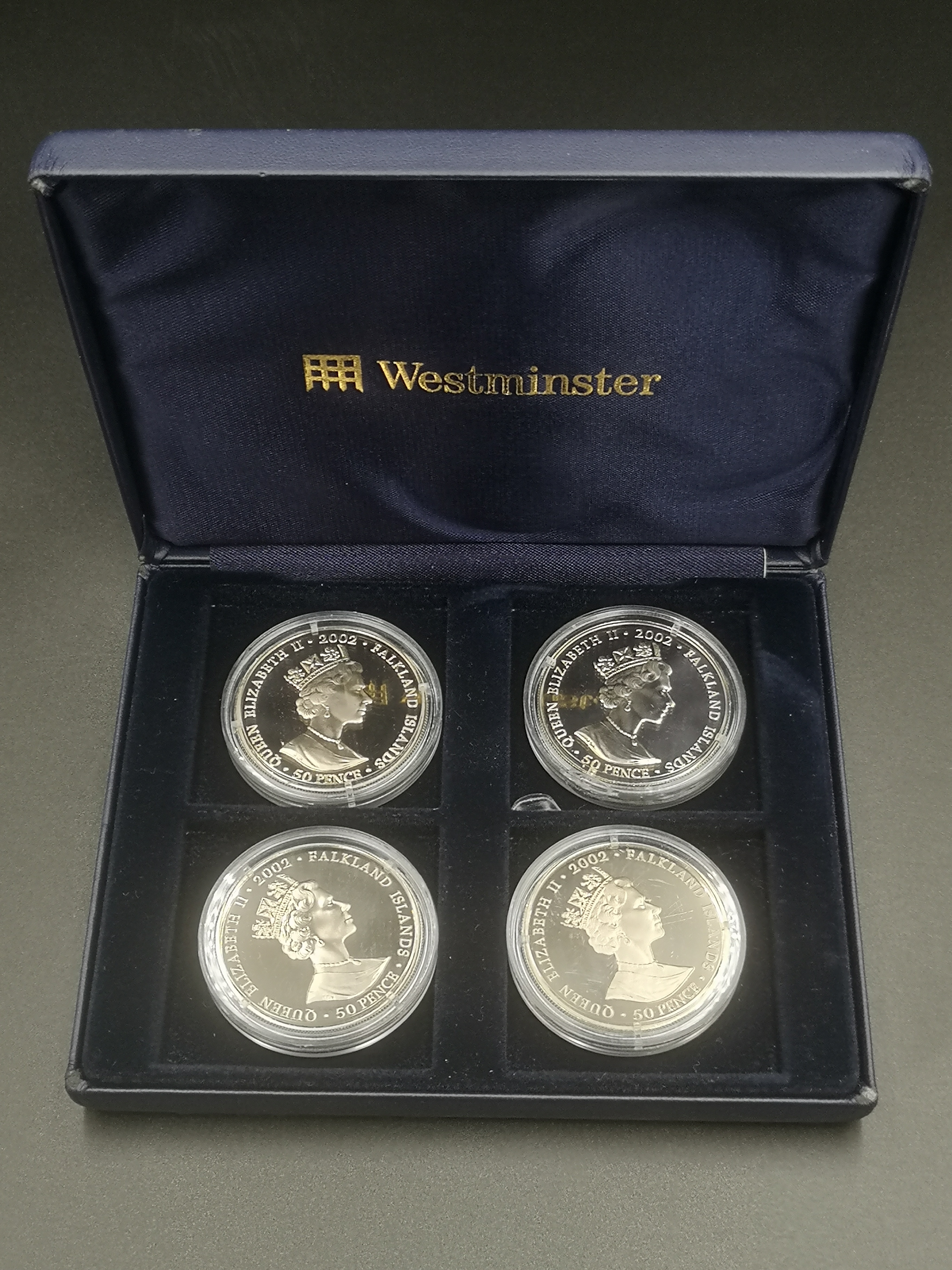Westminster Diamond Wedding silver proof pair and other coins - Image 4 of 4