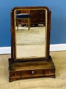 19th century mahogany toilet mirror