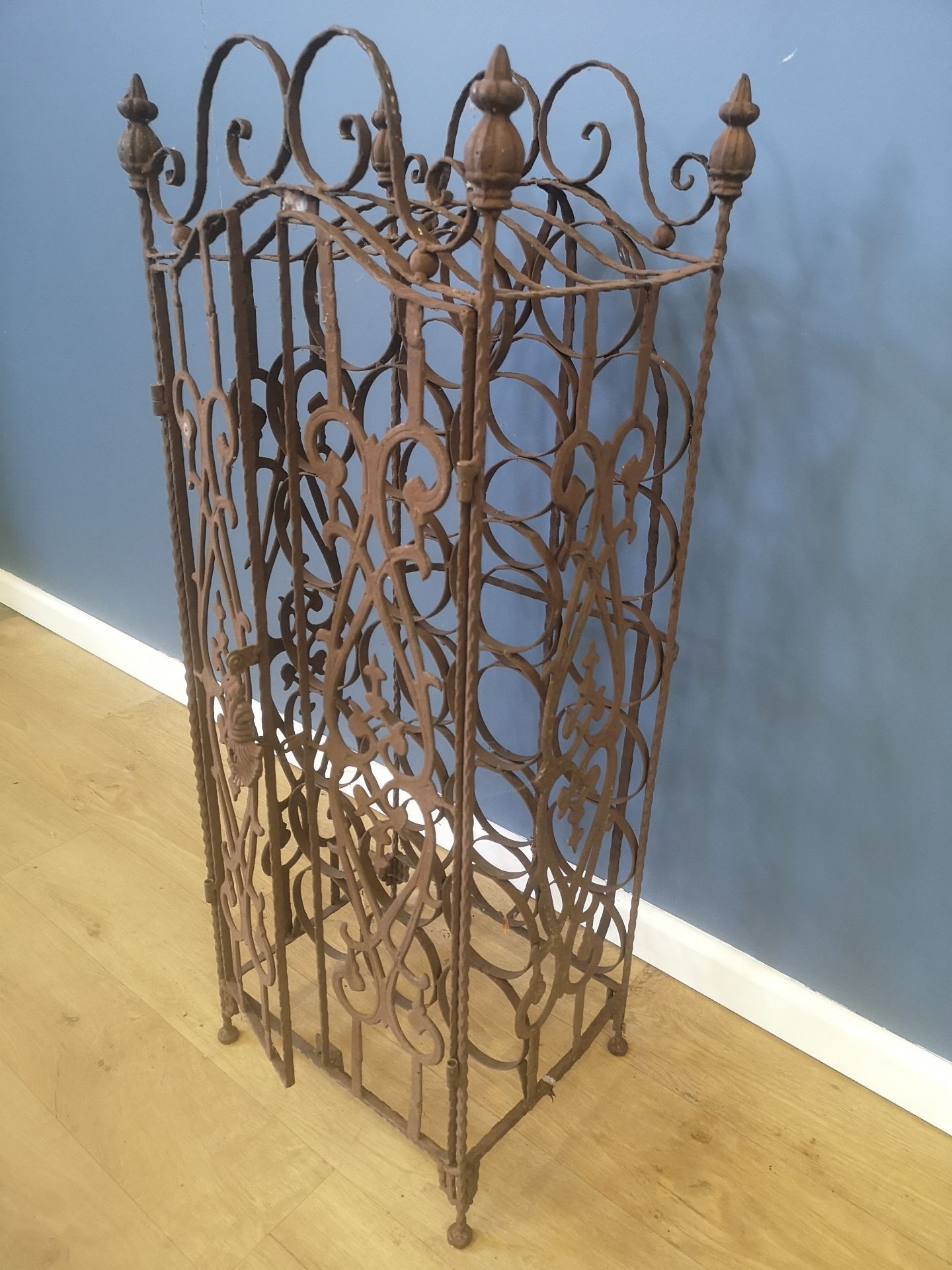 French cast iron wine cabinet - Image 2 of 4