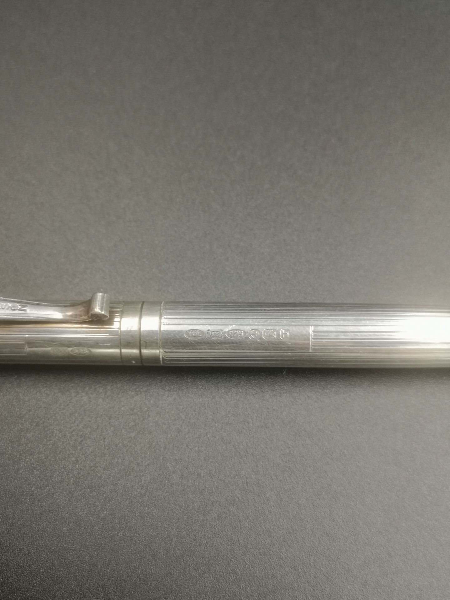 Montegrappa silver fountain pen; a Smythson silver ballpoint pen - Bild 4 aus 6