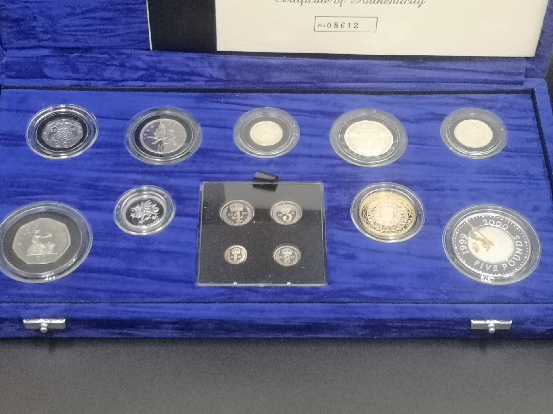 Royal Mint UK Millenium silver coin collection - Image 6 of 6