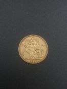 1888 Victorian gold sovereign