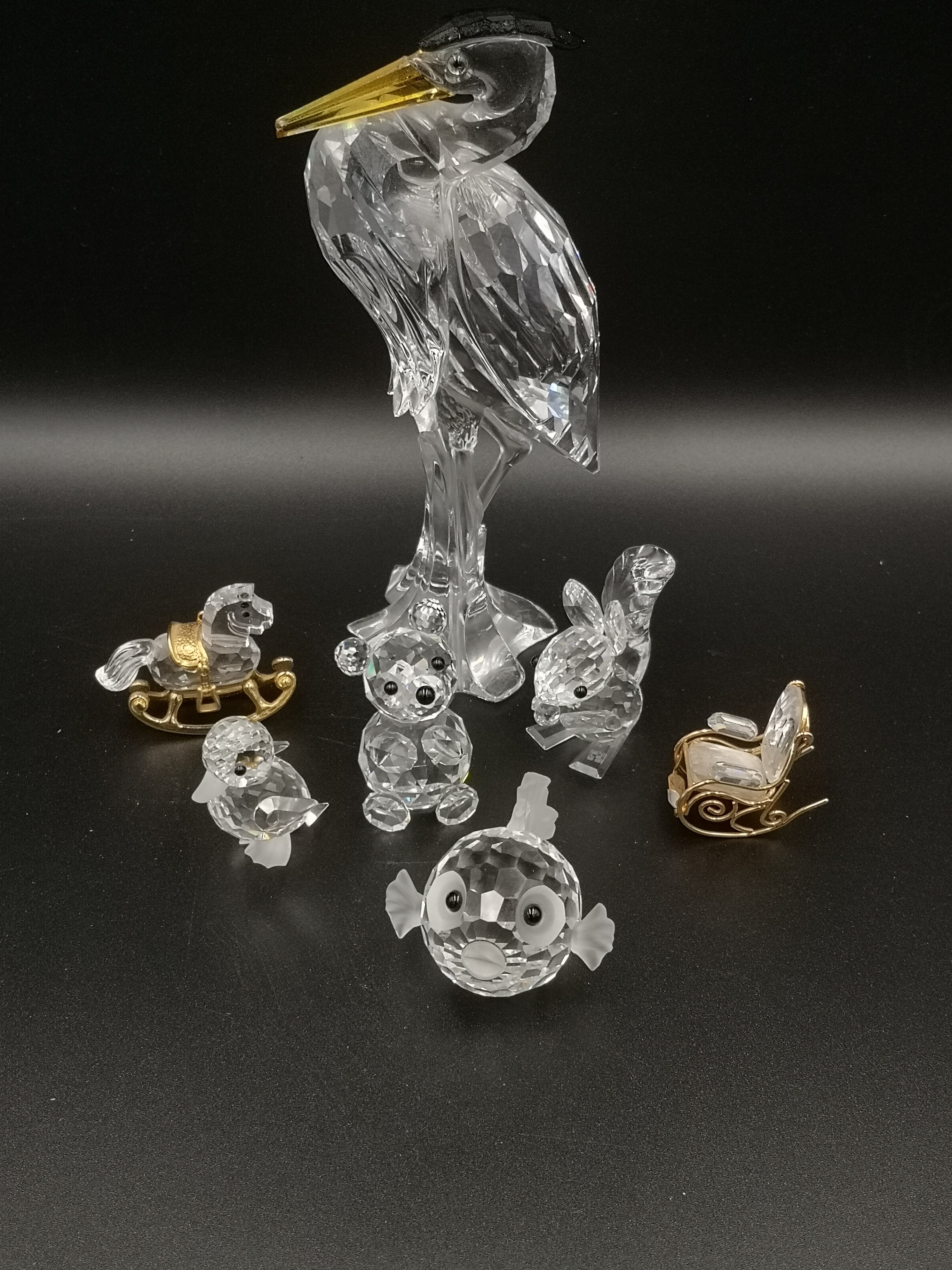 Seven Swarovski glass figurines - Image 4 of 4