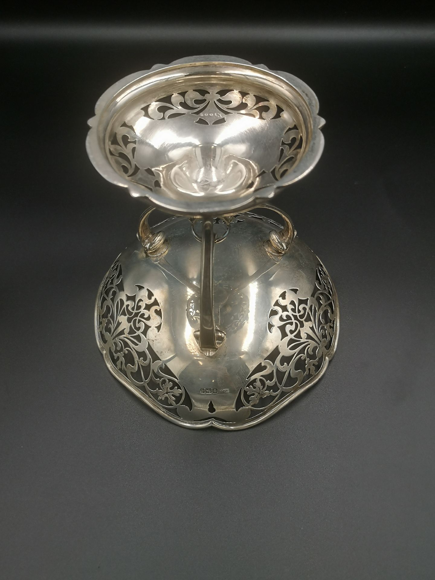 Pierced silver bowl - Bild 5 aus 5