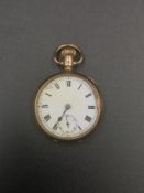 9ct gold pocket watch