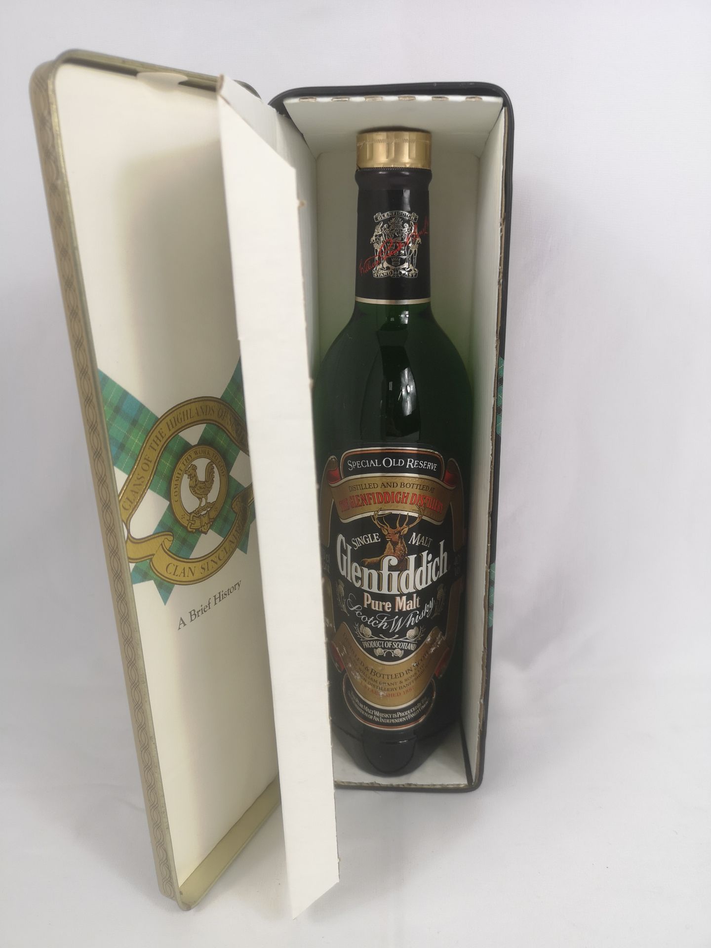 Bottle of Glenfiddich pure malt Scotch whisky - Image 5 of 5