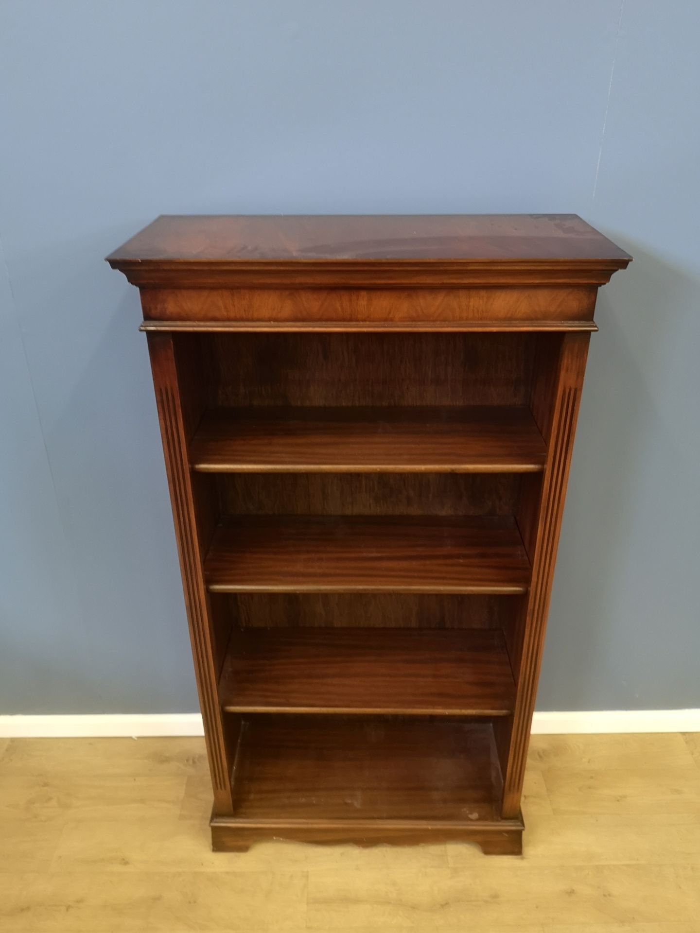 Mahogany open bookshelf - Image 2 of 4