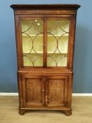 19th century oak corner cabinet