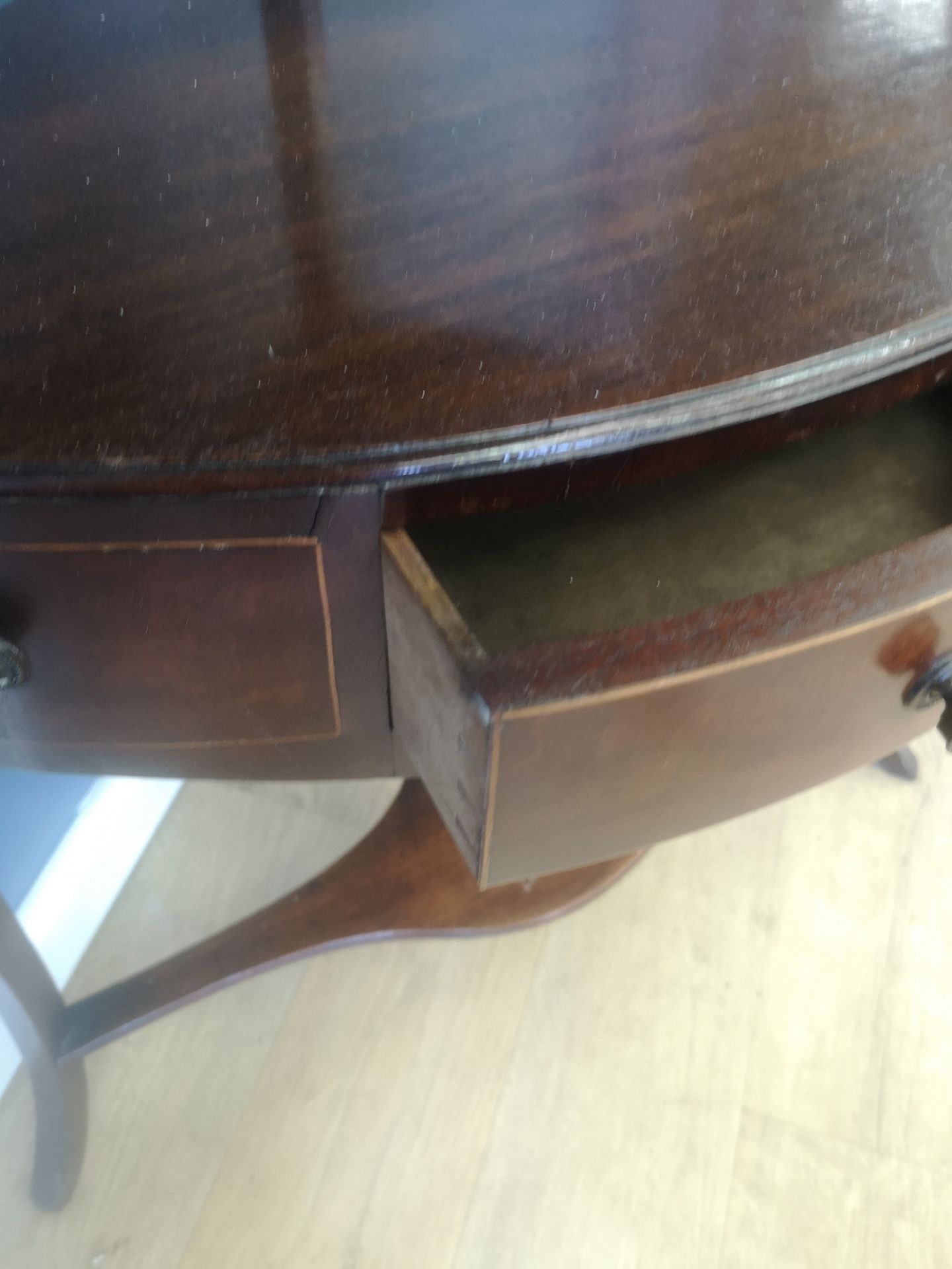 19th century mahogany corner wash stand - Image 4 of 4