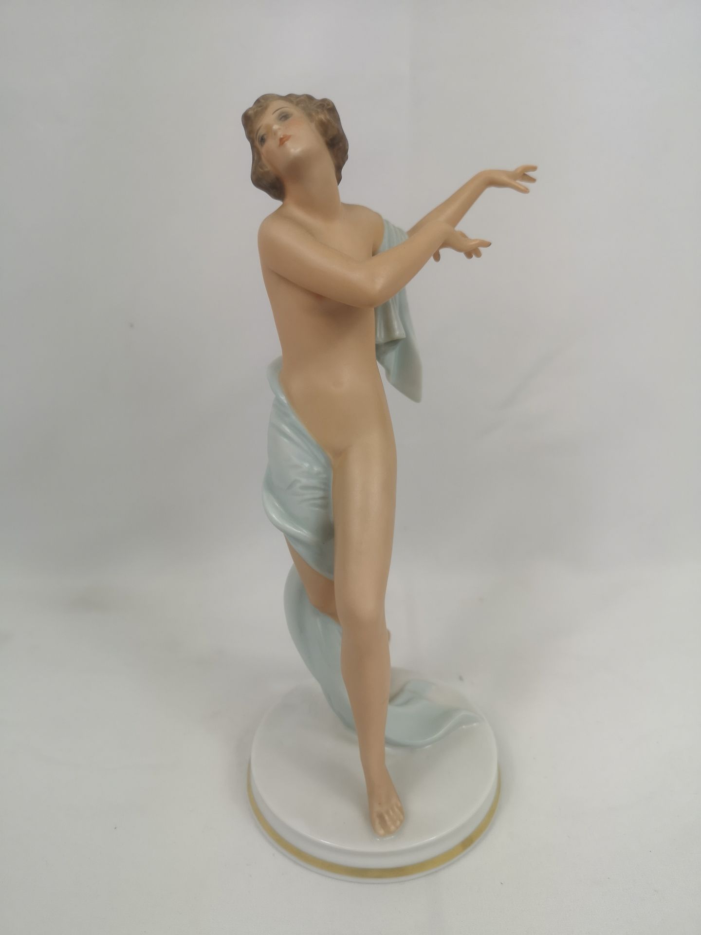 Art deco style Rosenthal figurine together with a Goldscheider figurine - Image 5 of 6