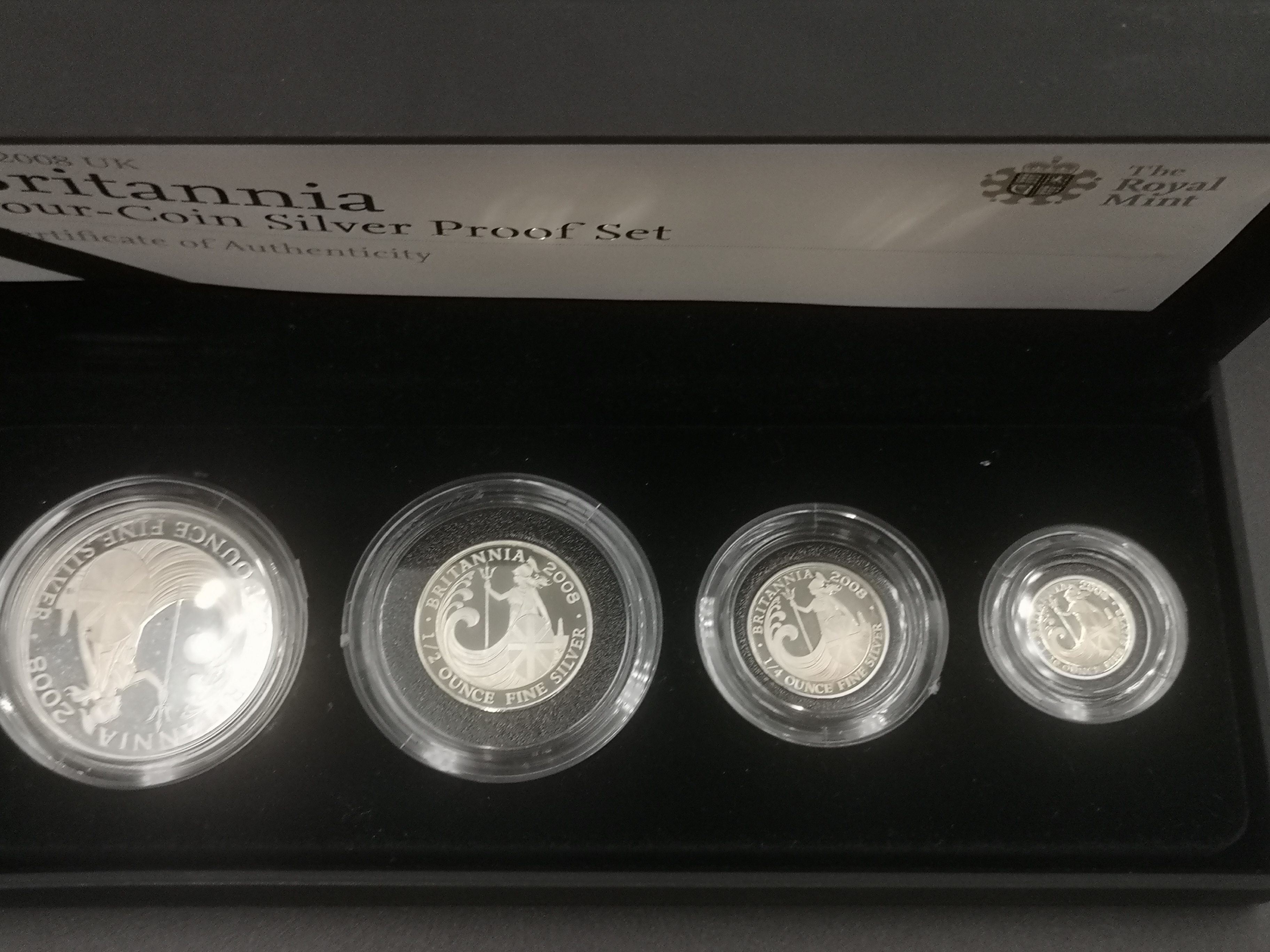 Royal Mint 2008 Britannia silver proof set - Image 6 of 6