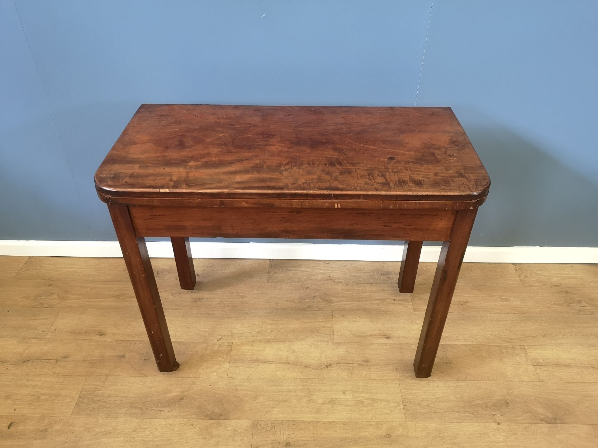 Victorian mahogany card table - Image 2 of 4