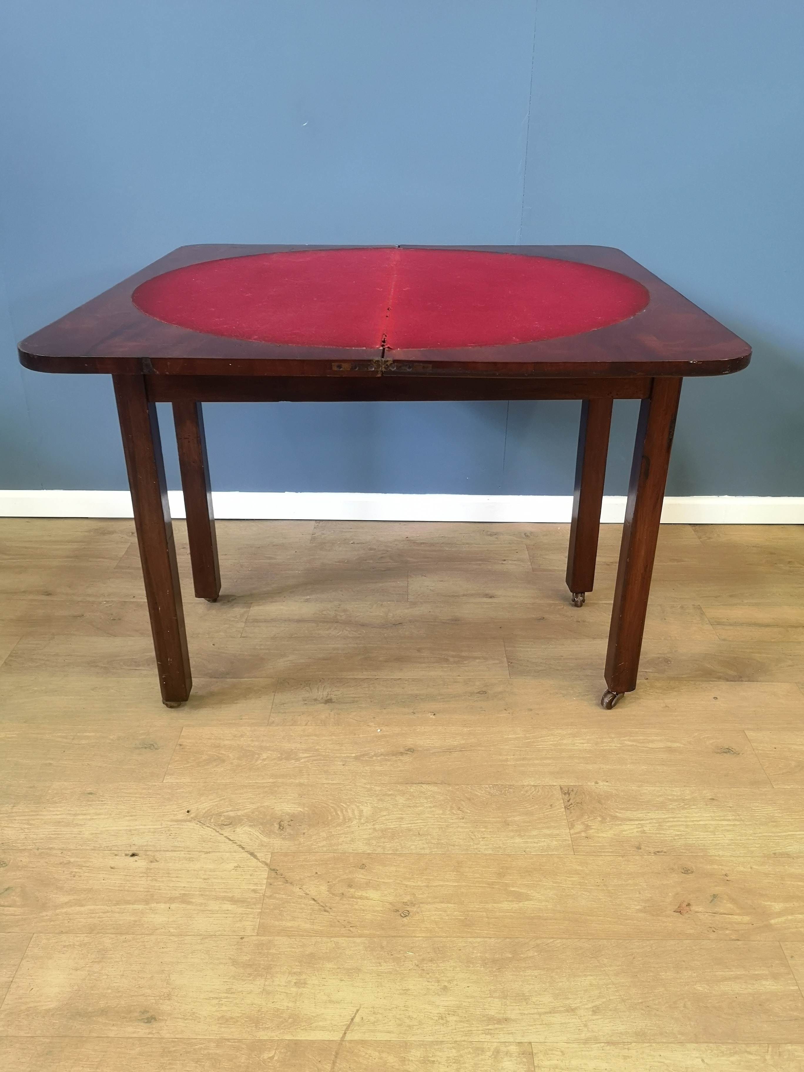 Victorian mahogany card table - Image 3 of 4