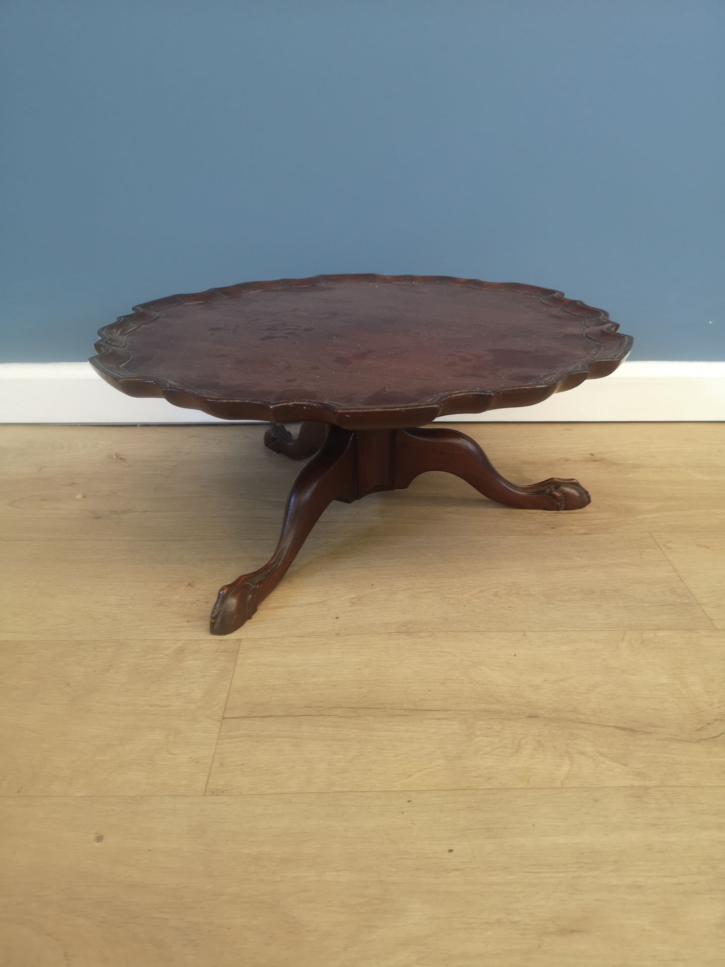 Victorian mahogany lazy susan - Image 2 of 4