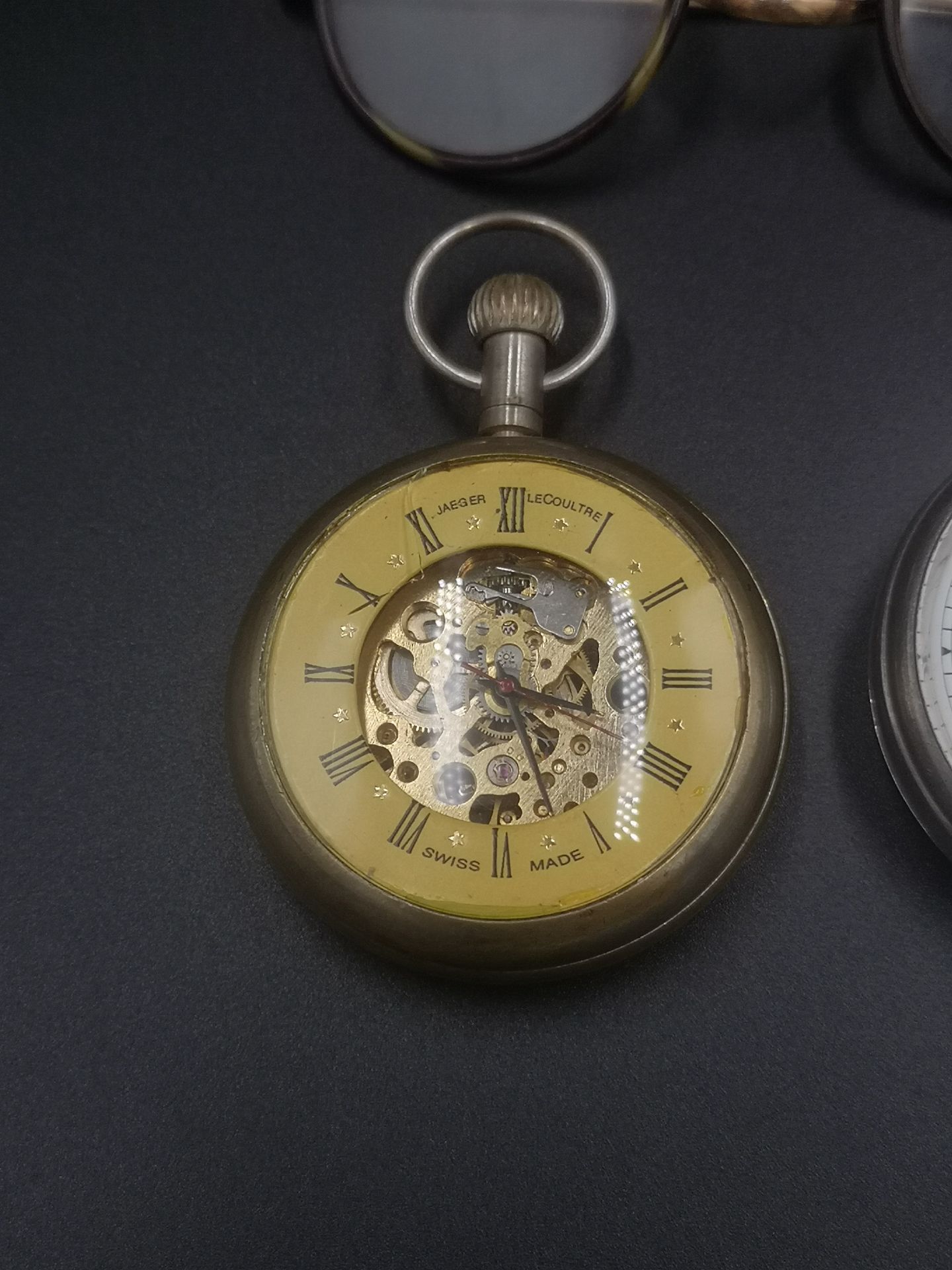 Waltham silver cased pocket watch; a pocket watch; rolled gold pair of spectacles - Image 2 of 7