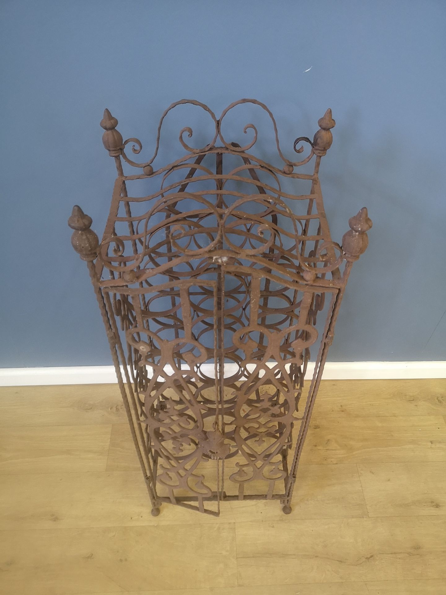 French cast iron wine cabinet - Image 4 of 4