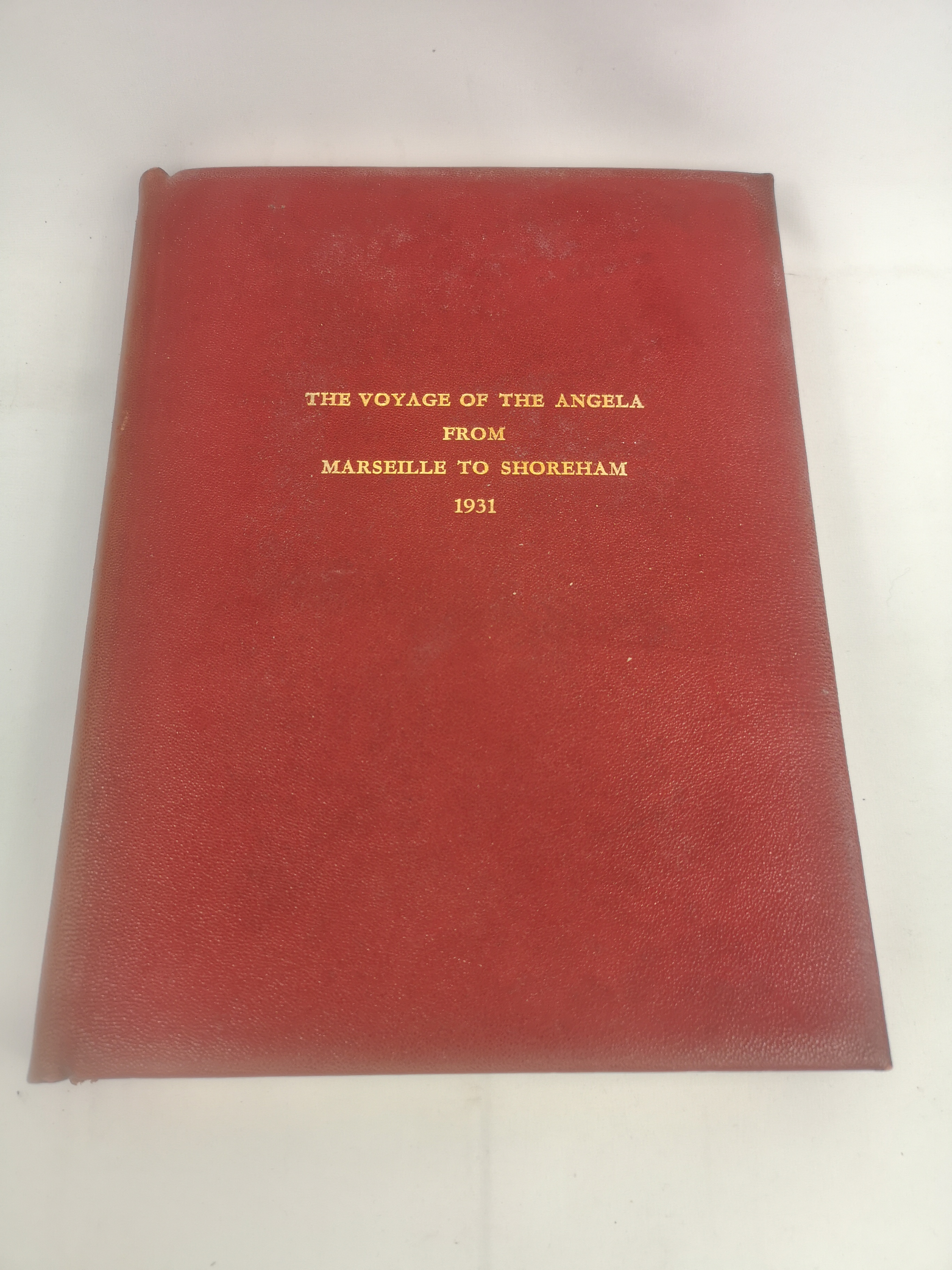 The Voyage of the Angela from Marseille to Shoreham 1931 - Image 5 of 7