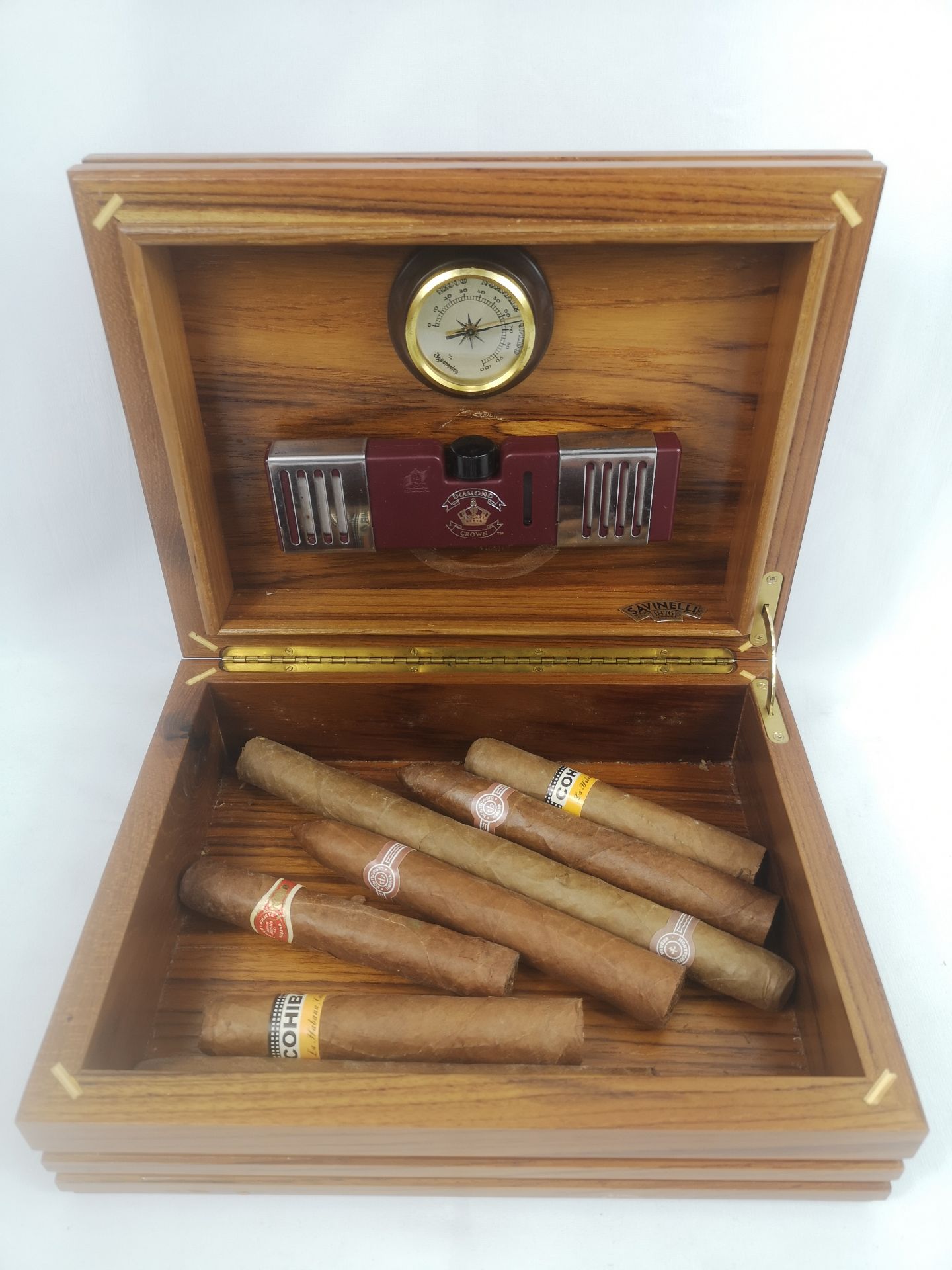 Three humidors and a quantity of cigars - Image 8 of 8