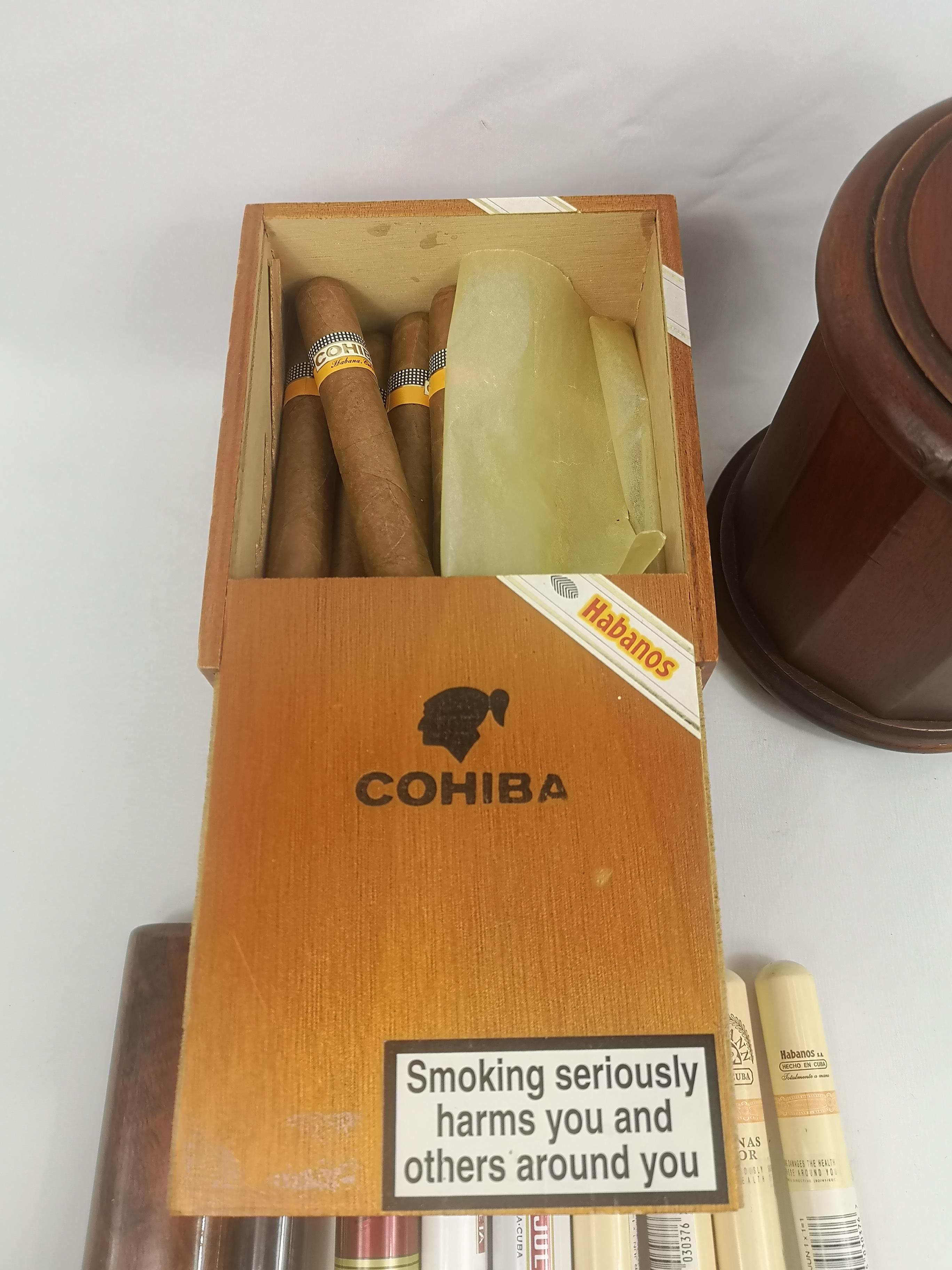 Dunhill White Spot tobacco box together with a quantity of cigars - Image 3 of 6