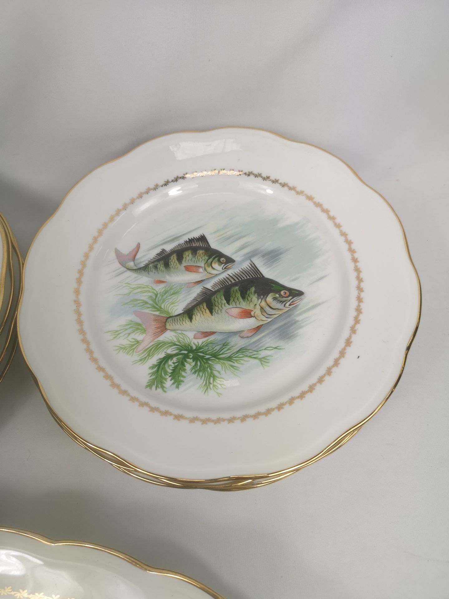 Six hand painted plates - Image 4 of 5
