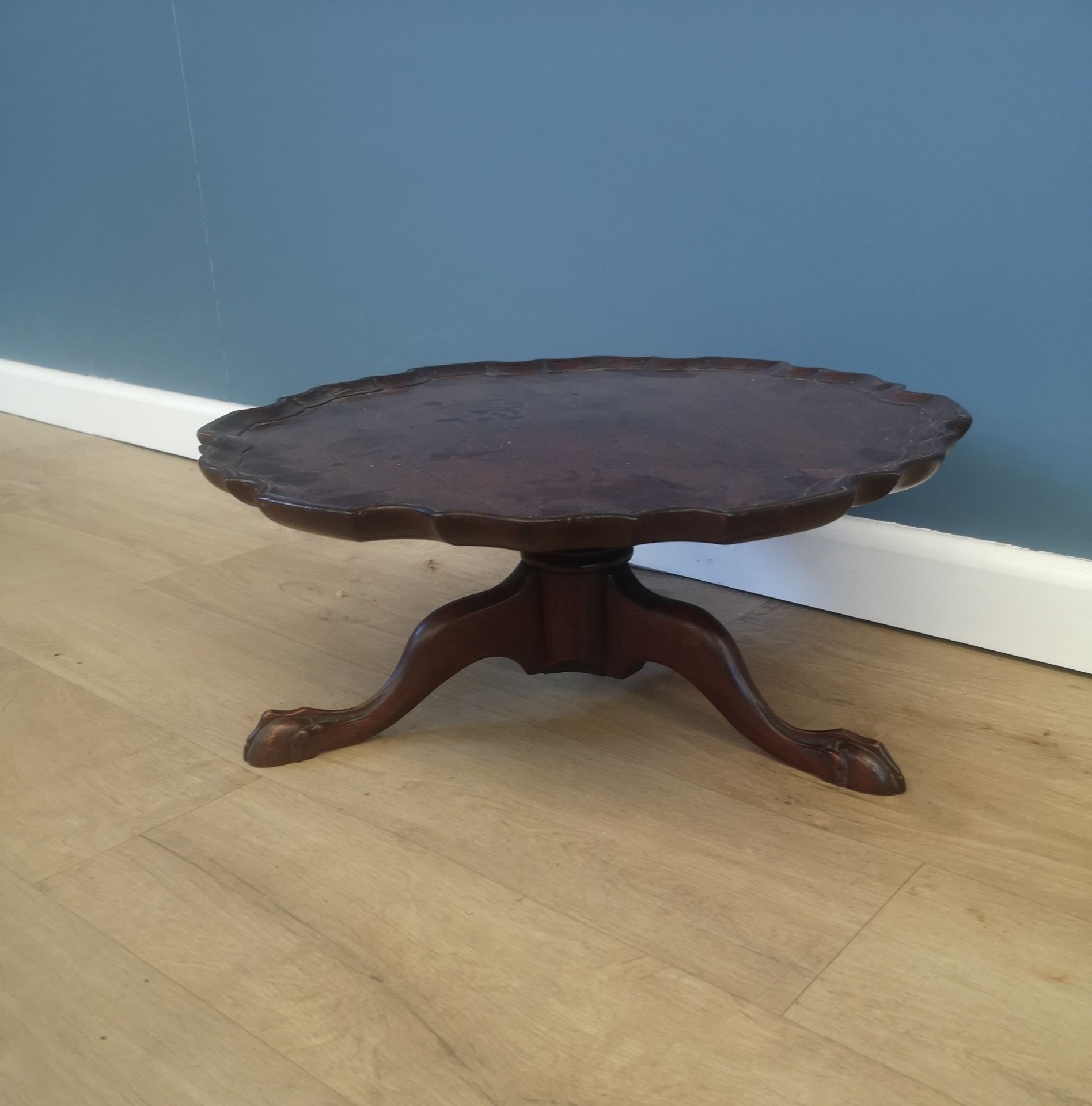 Victorian mahogany lazy susan - Image 4 of 4