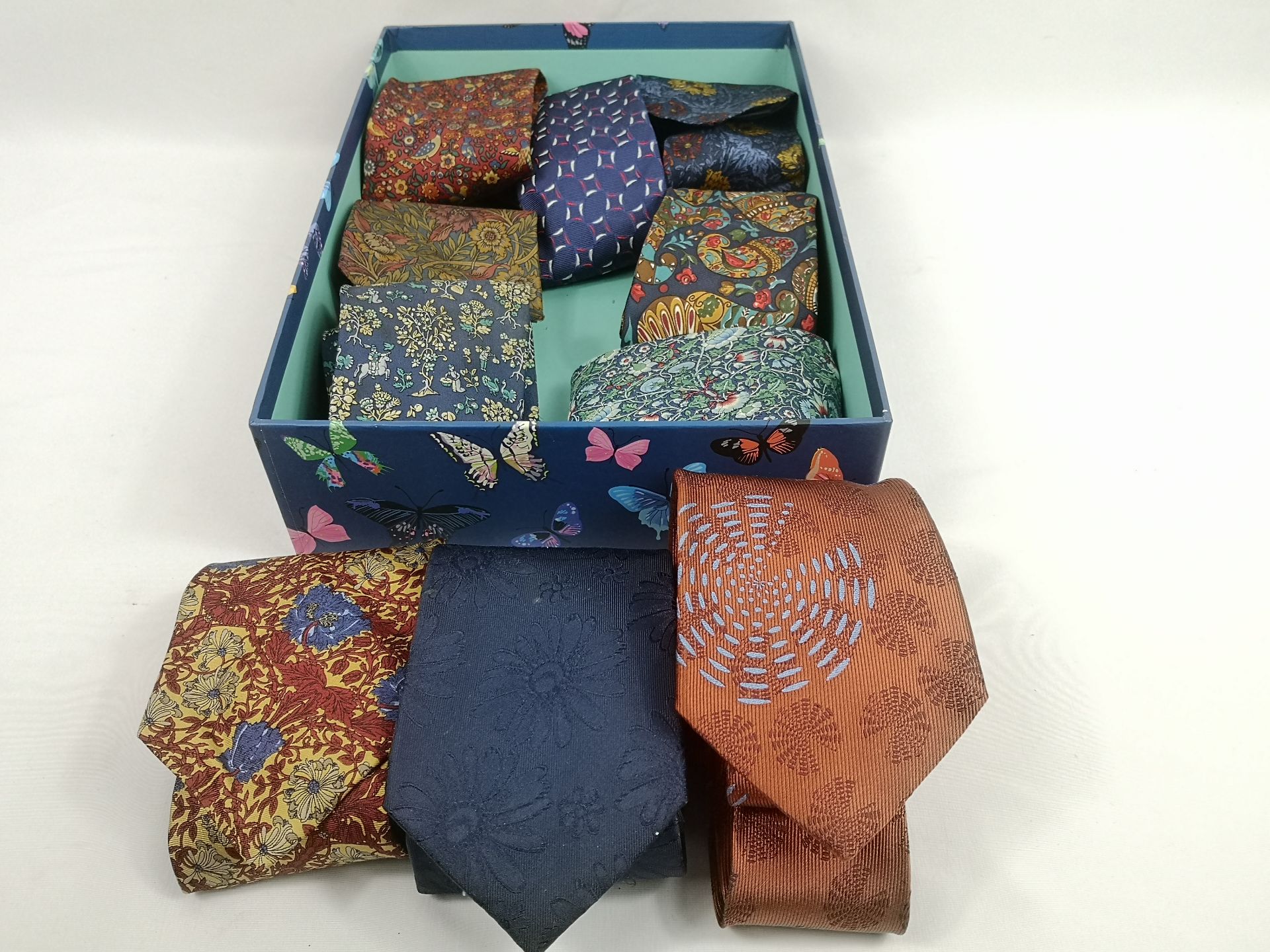 Two Turnbull & Asser silk ties; six Liberty silk ties and two Pierre Balmain silk ties. - Image 2 of 6