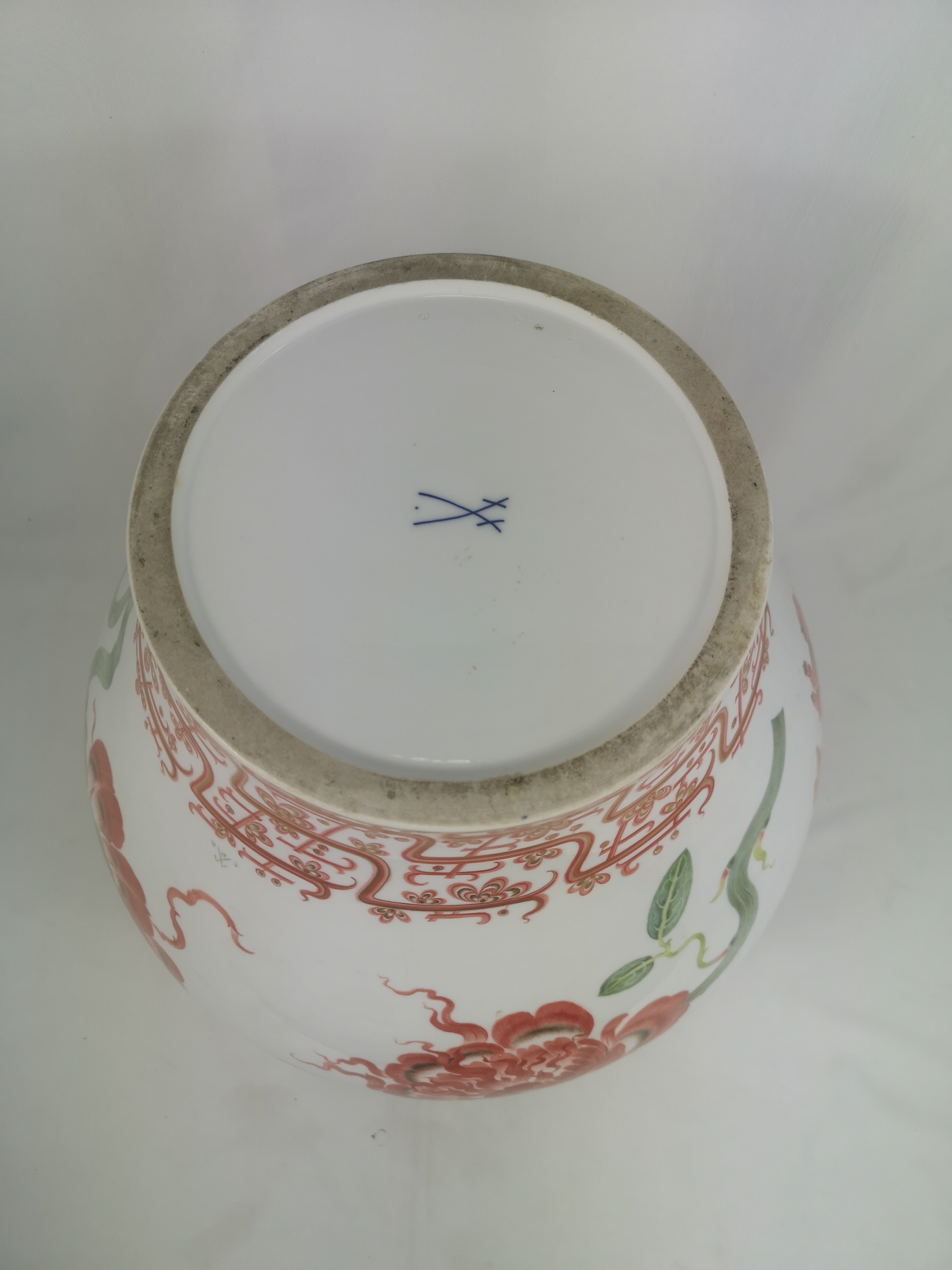 Meissen porcelain vase - Image 6 of 6