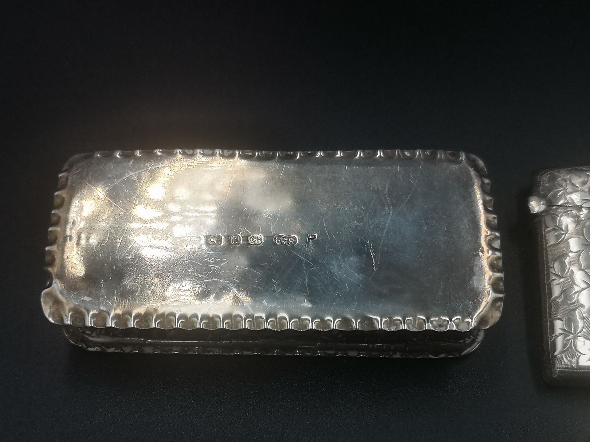 Silver card case and other items of silver - Image 3 of 6