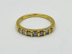 18ct gold and diamond ring