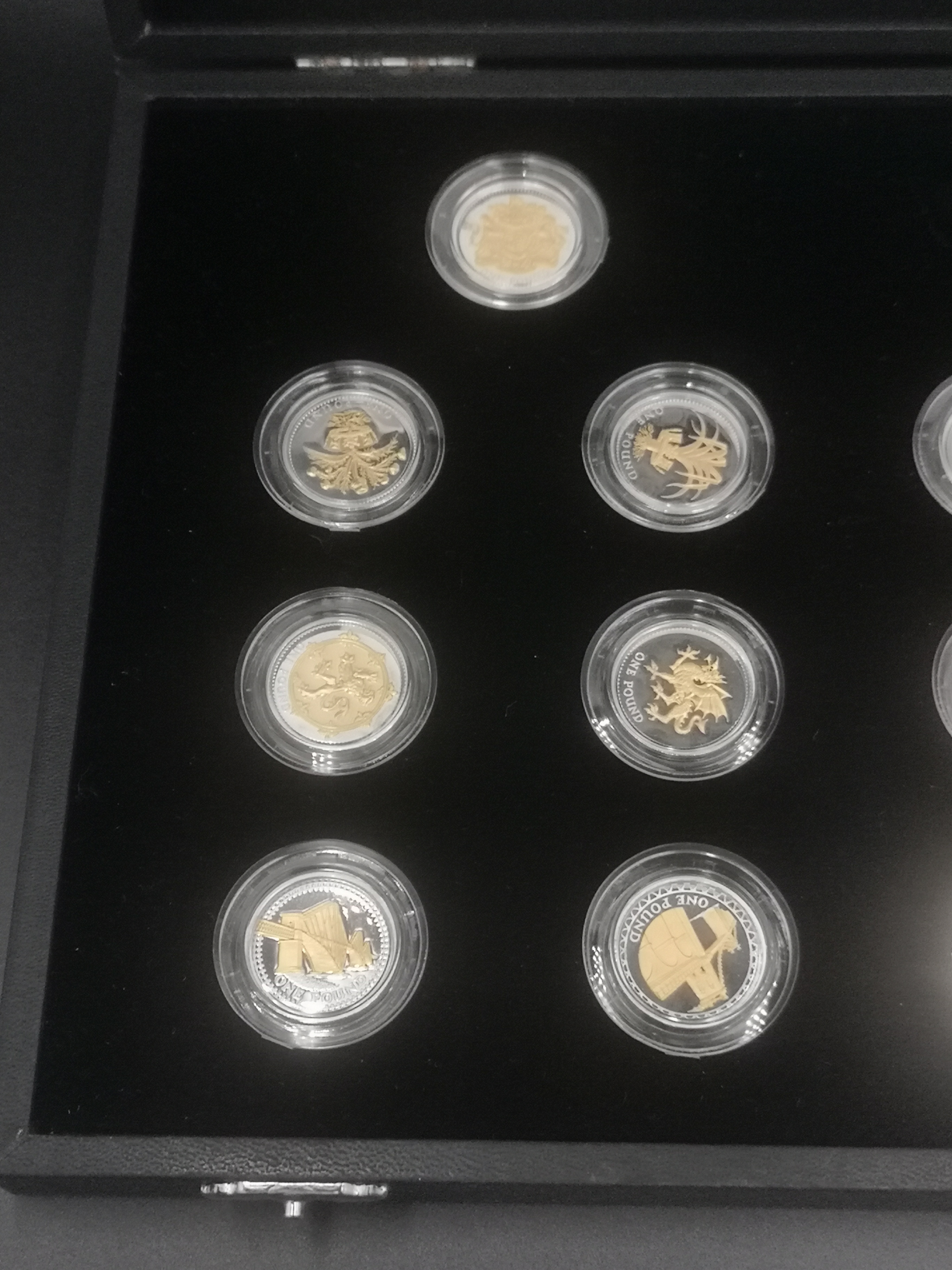 Royal Mint £1 coin silver proof collection - Image 4 of 5