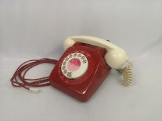 Rotary dial telephone